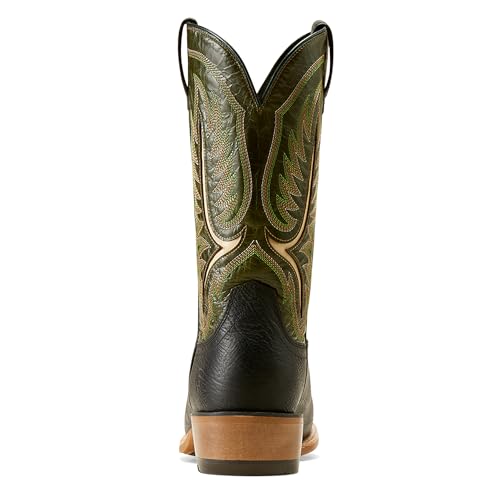 Ariat Men's Stadtler Cowboy Boot, Neon Lime/Best In Black, 9.5