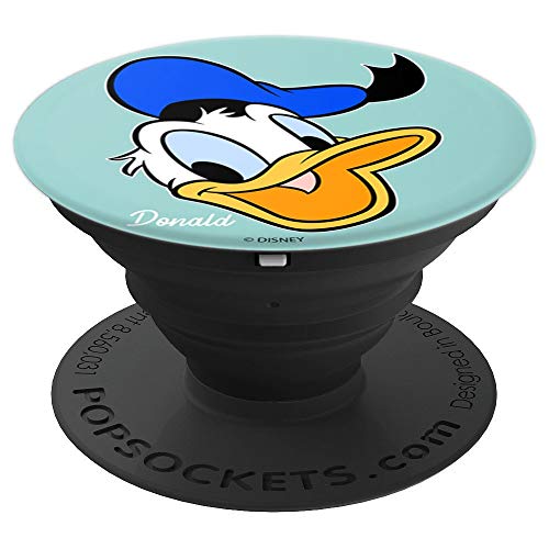 Disney Mickey And Friends Donald Duck Big Face PopSockets Grip and Stand for Phones and Tablets