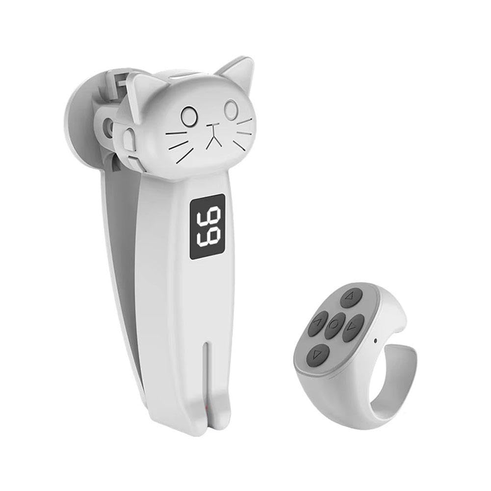 Volteador de páginas remoto para Kindle Paperwhite compatible con Bluetooth 5.3 Smart para juegos de teléfono, pantalla de clicker Auto M4Q6 Live