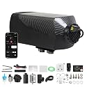 Sunster 8KW Tragbare Diesel Dieselheizung, 12V 24V Diesel Standheizung mit Bluetooth APP, Fernbedienung & LCD-Monitor, 0.16–0.48 L/Std Dieselheizung Schnelle Heizung für LKW Boot Wohnmobile Campervans