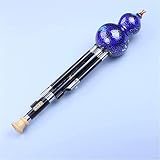 Chinese Flute Professional Hulusi Priority Culture Gourd Flute, Chinese Traditional Ethnic Hulusi Go
