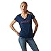 Ariat Female Laguna Logo Top Navy Eclipse Large