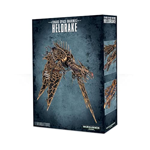 Heldrake Chaos Space Marines Warhammer 40k maqueta para tardes de pintura y hobby