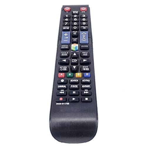Calvas - Telecomando per Smart TV Samsung BN59-01178B UA55H6300AW UA60H6300AW UE32H5500 UE40H5570 UE55H6200#8, nero