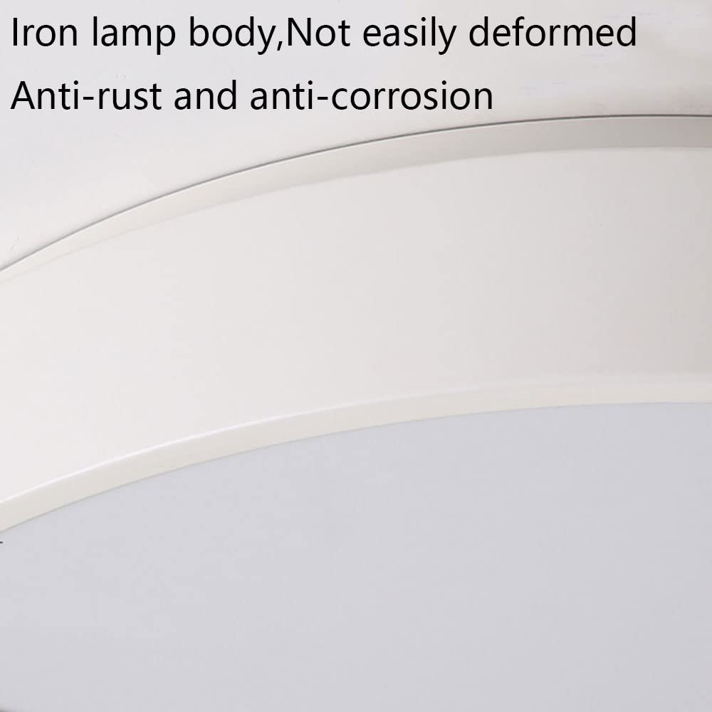 Lampa sufitowa LED do pokoju dziecięcego, kolor cukierkowy, okrągły, 24 W 2000 lm, białe światło dzienne 6000 k, oświetlenie wpuszczane w drewnianą ramę, energooszczędna lampa sufitowa do