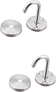 ULTECHNOVO Lantern Net Ceiling Hooks Ceiling Hooks 8 pcs Ceiling Hook Ceiling Hanging Hook Cabinet Hooks Stainless Steel Hooks Cabinet Floor Hooks Hook Lantern Net Ceiling Hooks