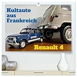  Kultauto aus Frankreich - Renault 4 (hochwertiger Premium Wandkalender 2026 DIN A2 quer), Kunstdruck in Hochglanz: Der Renault 4, vom Alltagsauto zum beliebten Klassiker
