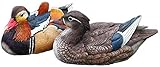 YANRUI Schwimmende Ente Federn Wildlife Dekoration Paar romantischer Vögel Teich Pool Dekoration Vielseitige Gartenschmuck