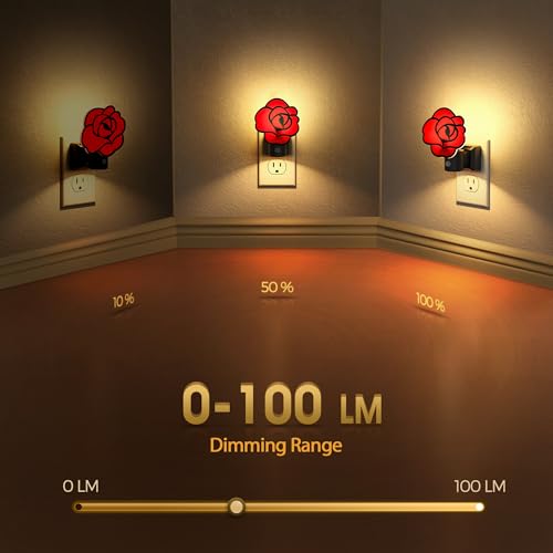 Image of Briignite Rose Night Light&Candle Night Light