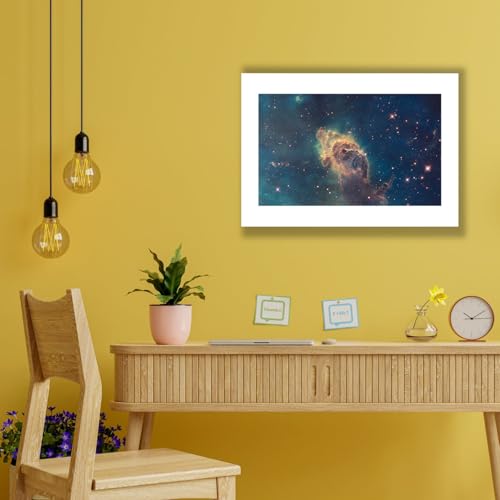 Impression Hubble de la Nébuleuse de la Carène en Finition Semi-Brillante