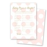 24 Polka Dots Gold Baby Price is Right Game (Pink)