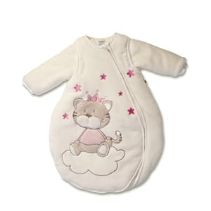 Jacky Jongens baby winter slaapzak kat, mouwloos, gewatteerd, leeftijd: 0-2 maanden, maat: 50/56, kleur: blauw, 350005…