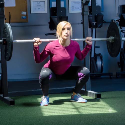 Image of ProsourceFit Knee Sleeve for Cross-Training, Squats, Weightlifting, Powerlifting for Joint Compression, Support & Knee Pain Relief, Large Purple