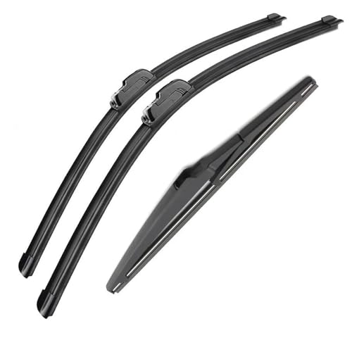 Essuie-glaces pour KIA Rio Mk3 Hatchback 2011-2017 avec balais brosses et crochet en J