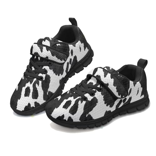 Dance Skeleton Shoes for Kids Boys Single Buckle Sneakers Lightweight Halloween Causal Sneakers Anti-Slip Athletic Running Shoes