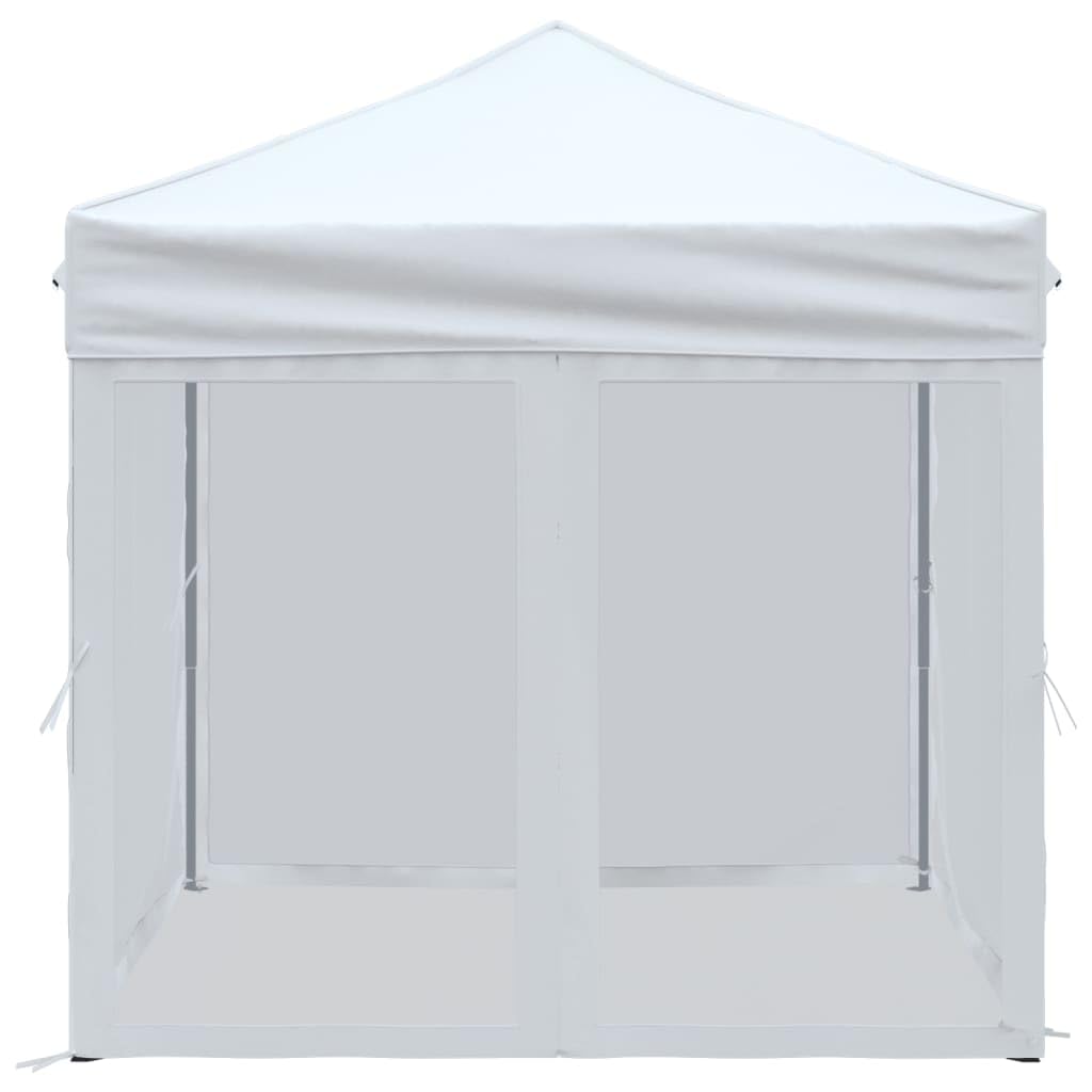 Carpa plegable para fiestas, 2 x 2 m, con paredes laterales, color