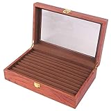 Die Holzstruktur aus massivem Holz neuer Qualittt und wertvoller Mikrofaser ist sehr klar, glatter und robuster als altes Holz. Die wertvolle Mikrofaser verhindert, dass Ihr Schmuck zerkratzt und verknotet.