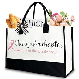 Gezred Breast Cancer Tote Bag Gifts for Women, Breast Cancer Gifts