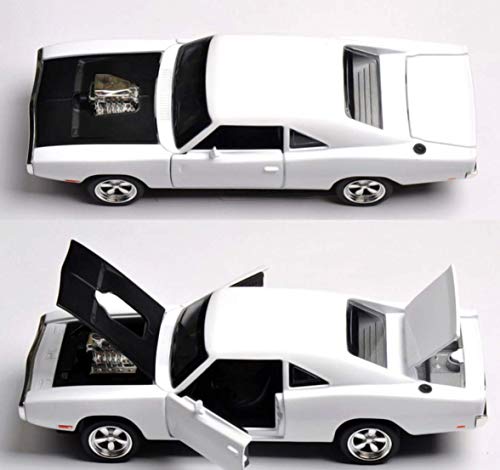 Image of Alloy Car Model Diecasts Metal Toy with Sound /Light /Pull-Back Off-Road Vehicles Car Model Collection Kids Toys Gift Multicolor Pack of 1 (1:32 Dodge Charger)