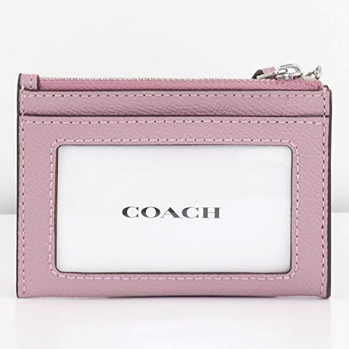Coach Mini Skinny Id Case In Crossgrain Leather Ice Purple Style No. 88250 #TOP1