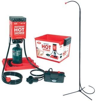 Zodi Hot Tap Portable Instant Hot Shower with Shower Pole