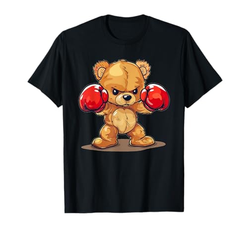Pretty Funny Teddy Bear Costume for Boxing Lovers T-Shirt