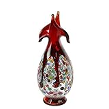 Aquilone - Jarrón rojo de cristal Murrine
