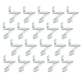 20Pcs Shelf Clips,Compatible with Sandusky Cabinets,Adjustable Heavy Duty Metal Shelving Supports Clip,Fits Most Kinds of Metal Cabinets,Heavy Duty Supports for Office Files,Tools&Storage Organization