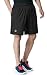 CLSL TM-MTP07-BLK_Medium j-RAL Tesla Men's Lightweight HyperDri Running Shorts With Pockets MTP07