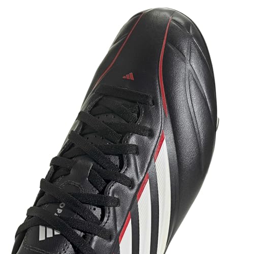 adidas Unisex COPA Pure IV Club Firm Ground/Multi Ground Football Boots, core Black/FTWR White/Lucid red, 40 EU