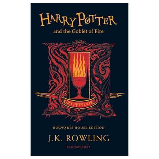 Harry Potter and the goblet of fire: J.K. Rowling (Gryffindor Edition - Red)