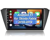 skoda fabia navi 【Doppel Din Radio Android 11.0】 Autoradio mit Android 11.0 System für VW Skoda Fabia 2015-2019. Unser Produktpaket enthält eine mattschwarze Halterung + 9-Zoll-Autoradio mit Bildschirm + externes Mikrofon + AHD-rückfahrkamera (spezifisches Zubehör finden Sie im Produktbild).