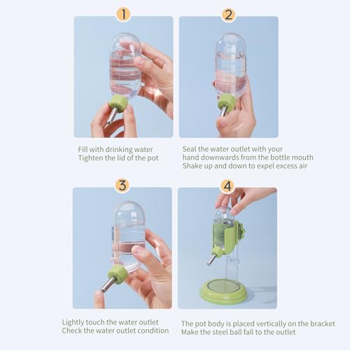 Distributeur d'eau pour petits animaux comme le hamster nain ou le lapin