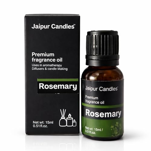 Image of Fragrance Oil | 15 ml | Aroma Oil for Home Fragrance | Best for Aromatherapy | Use in Diffusers, Candles, Air Fresheners (15ML, Rosemary)