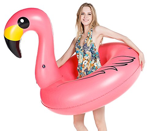 Jasonwell Giant Inflatable Flamingo Pool Floats Party Float Tube With Fast Valves Summer Beach Swimming Pool Lounge Raft Decorations Toys For Adults & Kids #TOP5
