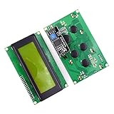 El módulo LCD 2004 está diseñado con formato de pantalla: 20 caracteres x 4 líneas, con 2004 LCD 20x4 2004A Pantalla LCD Módulo de pantalla