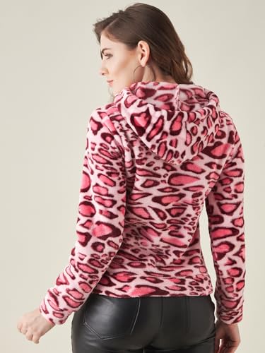 Image of Modeve Full Sleeve Printed Women Sweatshirt with Hood and 2 Pockets for WinterII Winter Wear II Hoodie