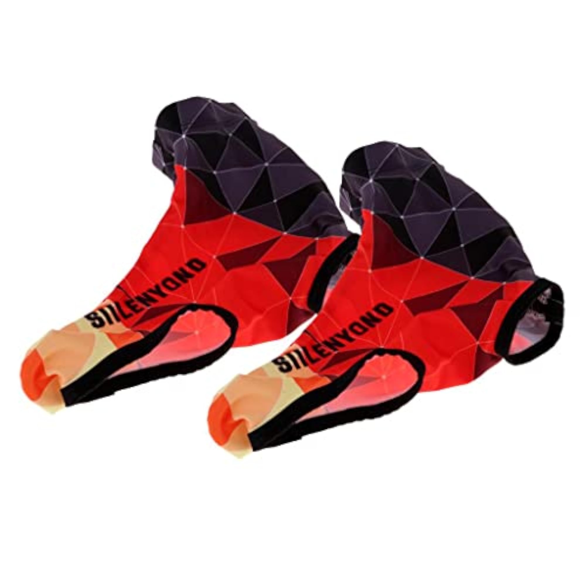 Windproof Bike Cycling Shoe Covers, Orange XL