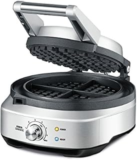 The Sage No-Mess Waffle Maker, Brushed Stainless Steel, BWM520BSS