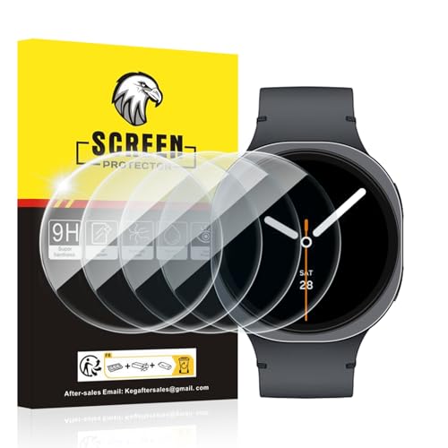 SPGUARD 4 Pack for Samsung Galaxy Watch 8 Screen Protector 40mm Tempered Glass Clear Film Anti Scratch Bubble Free Compatible with Galaxy Watch8 40mm(NOT for Others Models)