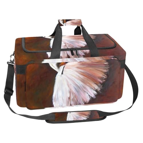 Sac de sport 30L Maneki Neko multicolore 48cm pour fitness et voyage