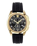 Versace Mens Black 43 mm Versace Geo Watch VEZ800221