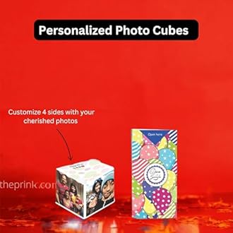 Bomb Single Cube Explosion Box Birthday Personalized photo gift for Couple Surprise Pop up Box for Girlfriend Boyfriend