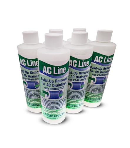 AC Line AC Drain Line Cleaner - 6 Pack / 18 Month Supply - Cleans HVAC drain lines, cleaner, condensate lines, fountain drink drain lines and more