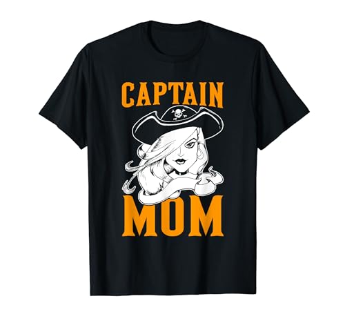 Captain Mom I Pirate Camiseta