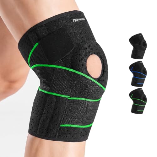 DOUFURT Knee Brace for Men &amp; Women, Side Stabilizers &amp; Patella Gel Pads