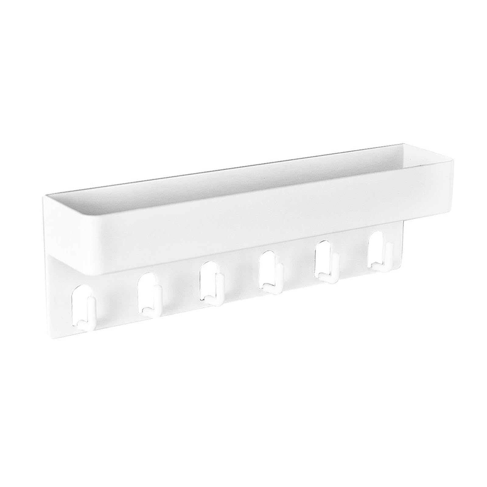 NeaxgeandX Key Hooks Holder Space Saving with 6 Hooks Key Rack for Mudroom Kitchen Home