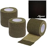 [ネグエス] カモフラージュテープ 迷彩テープ 16色セット 幅5cm×長さ4.5m オリーブ3個セット
