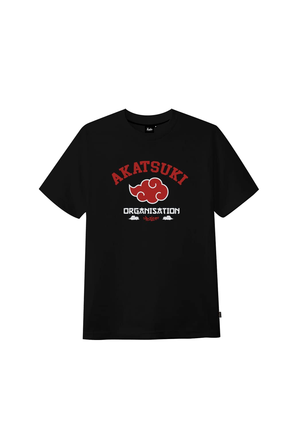 Tealer Unisex Akatsuki T-Shirt, Schwarz, XL