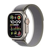 Apple Watch Ultra 2 GPS + Cellular 49mm Smartwatch con robusta cassa in titanio e Trail Loop...